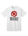 Vegetarian-Friendly Adult T-Shirt for Meatless Monday by TooLoud-Mens T-shirts-TooLoud-White-Small-Davson Sales