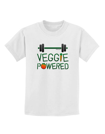 Veggie Powered Childrens T-Shirt-Childrens T-Shirt-TooLoud-White-X-Small-Davson Sales