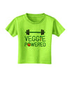 Veggie Powered Toddler T-Shirt-Toddler T-Shirt-TooLoud-Lime-Green-2T-Davson Sales