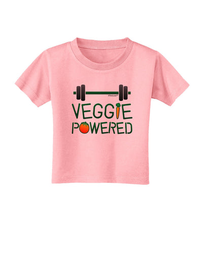 Veggie Powered Toddler T-Shirt-Toddler T-Shirt-TooLoud-Candy-Pink-2T-Davson Sales