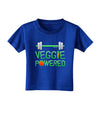 Veggie Powered Toddler T-Shirt Dark-Toddler T-Shirt-TooLoud-Royal-Blue-2T-Davson Sales