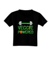 Veggie Powered Toddler T-Shirt Dark-Toddler T-Shirt-TooLoud-Black-2T-Davson Sales