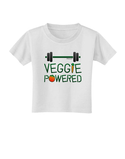 Veggie Powered Toddler T-Shirt-Toddler T-Shirt-TooLoud-White-2T-Davson Sales