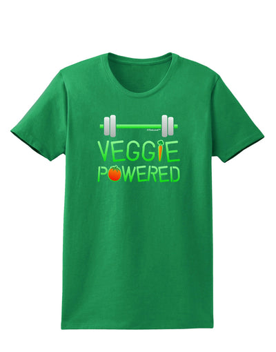 Veggie Powered Womens Dark T-Shirt-TooLoud-Kelly-Green-X-Small-Davson Sales