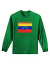 Venezuela Flag Adult Long Sleeve Dark T-Shirt-TooLoud-Kelly-Green-Small-Davson Sales