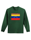 Venezuela Flag Adult Long Sleeve Dark T-Shirt-TooLoud-Dark-Green-Small-Davson Sales