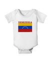 Venezuela Flag Baby Romper Bodysuit-Baby Romper-TooLoud-White-06-Months-Davson Sales