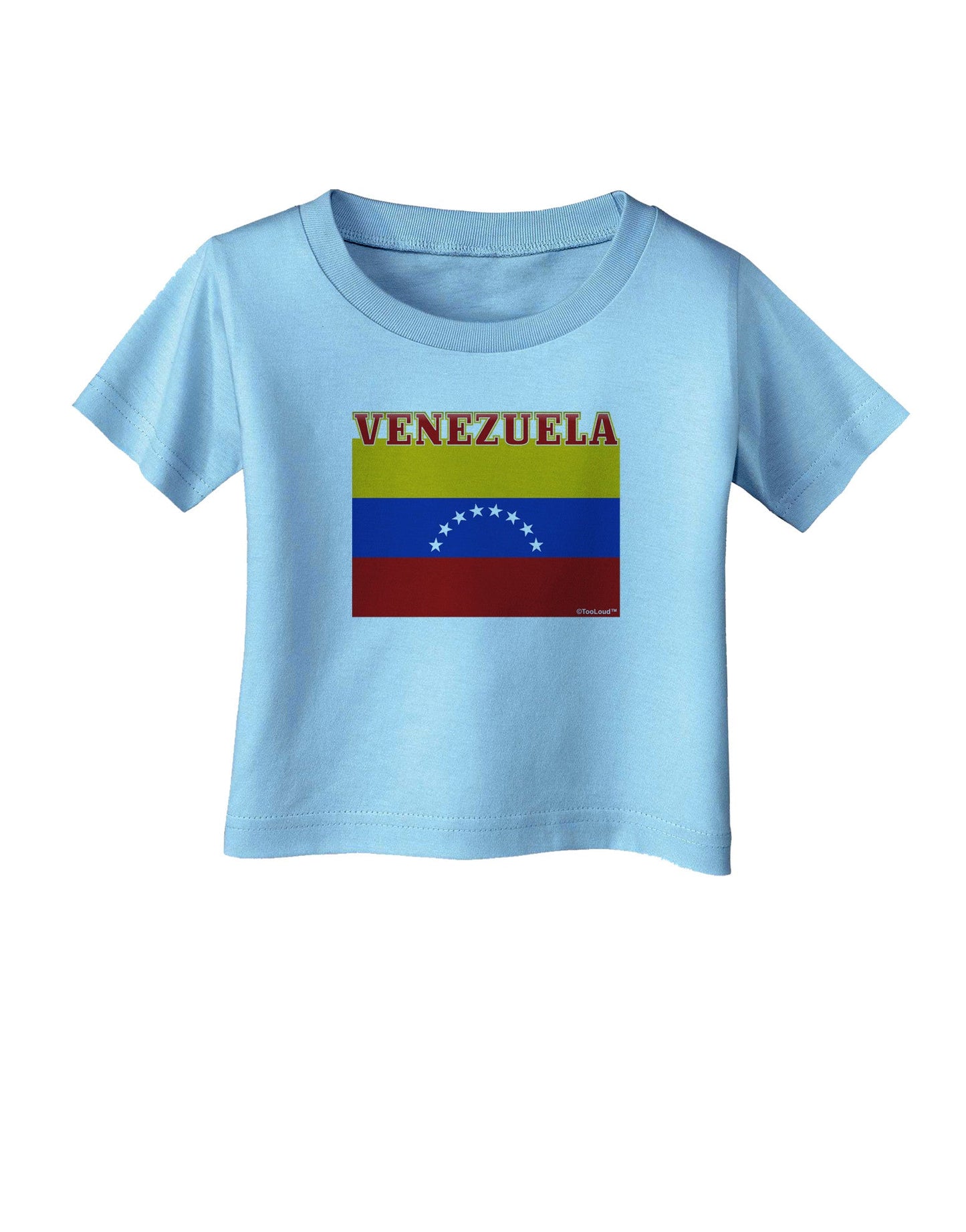 Venezuela Flag Infant T-Shirt-Infant T-Shirt-TooLoud-Aquatic-Blue-06-Months-Davson Sales