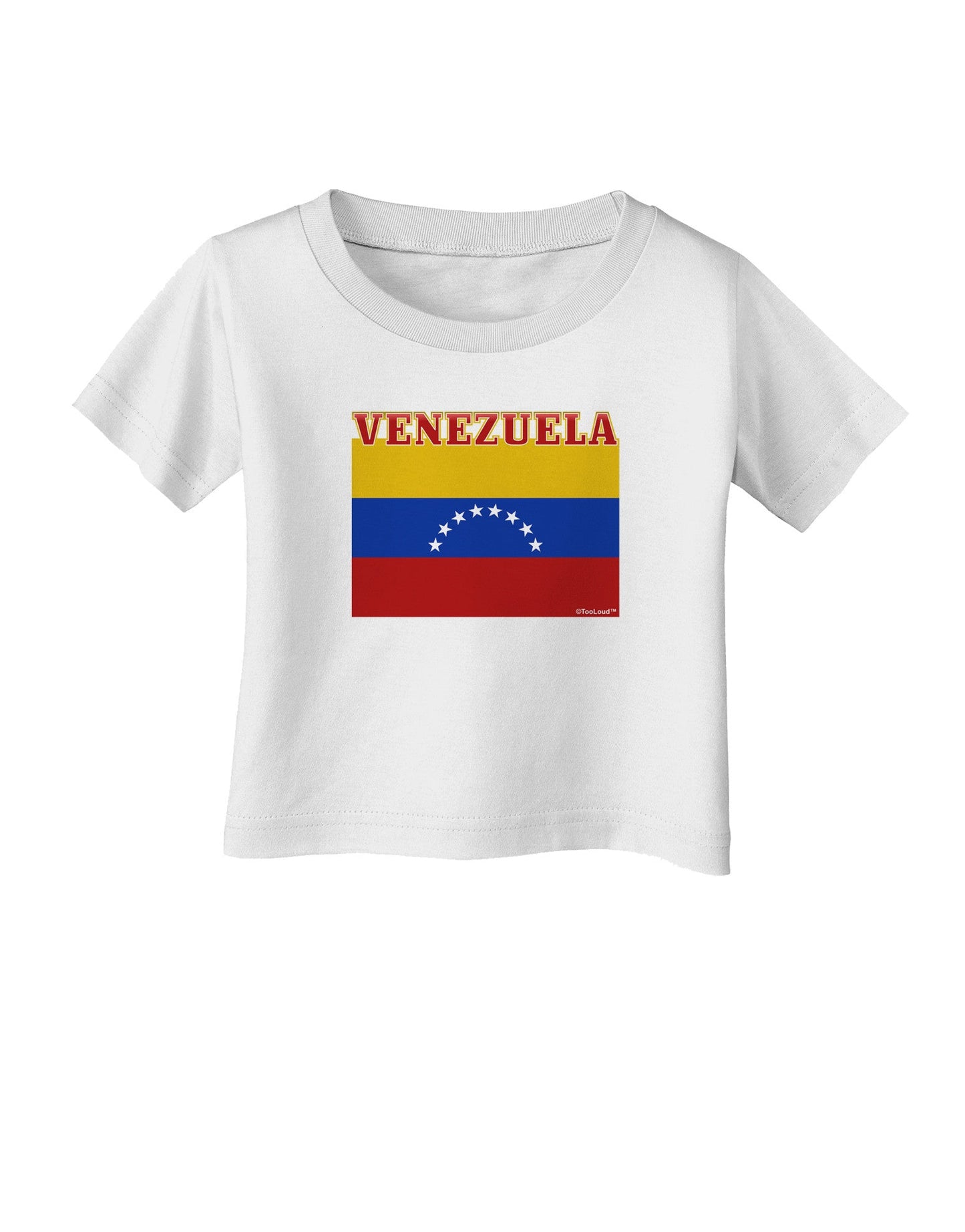 Venezuela Flag Infant T-Shirt-Infant T-Shirt-TooLoud-White-06-Months-Davson Sales
