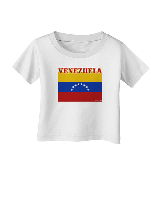 Venezuela Flag Infant T-Shirt-Infant T-Shirt-TooLoud-White-06-Months-Davson Sales