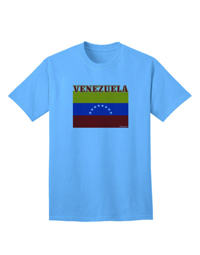 Venezuela Flag Inspired Adult T-Shirt - A Patriotic Fashion Statement-Mens T-shirts-TooLoud-Aquatic-Blue-Small-Davson Sales