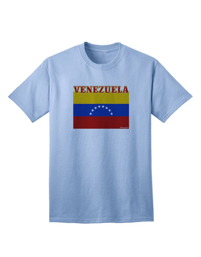 Venezuela Flag Inspired Adult T-Shirt - A Patriotic Fashion Statement-Mens T-shirts-TooLoud-Light-Blue-Small-Davson Sales
