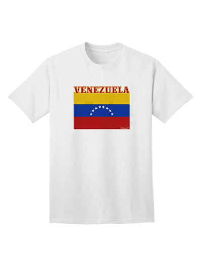 Venezuela Flag Inspired Adult T-Shirt - A Patriotic Fashion Statement-Mens T-shirts-TooLoud-White-Small-Davson Sales