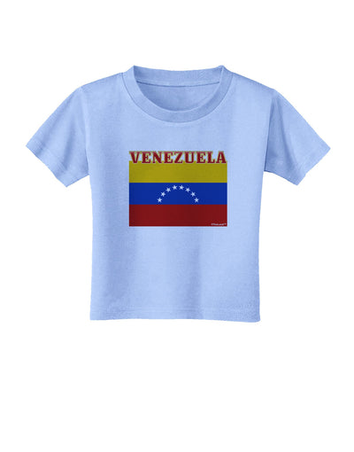 Venezuela Flag Toddler T-Shirt-Toddler T-Shirt-TooLoud-Aquatic-Blue-2T-Davson Sales