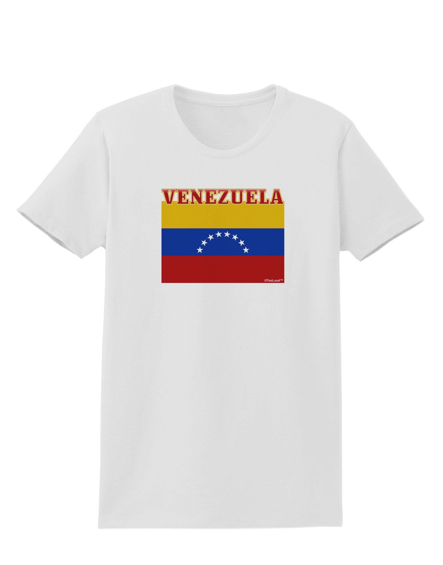 Venezuela Flag Womens T-Shirt-Womens T-Shirt-TooLoud-White-X-Small-Davson Sales