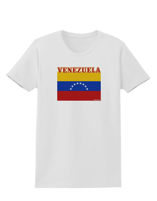 Venezuela Flag Womens T-Shirt-Womens T-Shirt-TooLoud-White-X-Small-Davson Sales