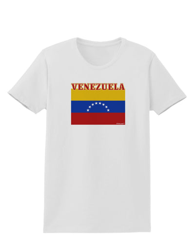 Venezuela Flag Womens T-Shirt-Womens T-Shirt-TooLoud-White-X-Small-Davson Sales