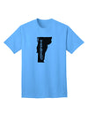 Vermont - United States Shape Adult T-Shirt: A Stylish Addition to Your Wardrobe by TooLoud-Mens T-shirts-TooLoud-Aquatic-Blue-Small-Davson Sales
