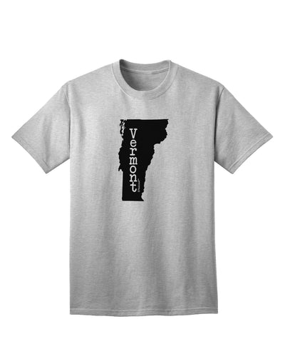 Vermont - United States Shape Adult T-Shirt: A Stylish Addition to Your Wardrobe by TooLoud-Mens T-shirts-TooLoud-AshGray-Small-Davson Sales