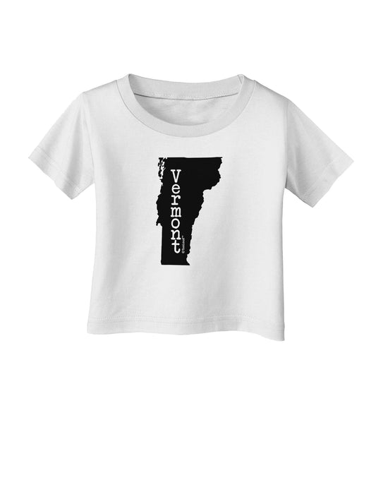 Vermont - United States Shape Infant T-Shirt by TooLoud-Infant T-Shirt-TooLoud-White-06-Months-Davson Sales