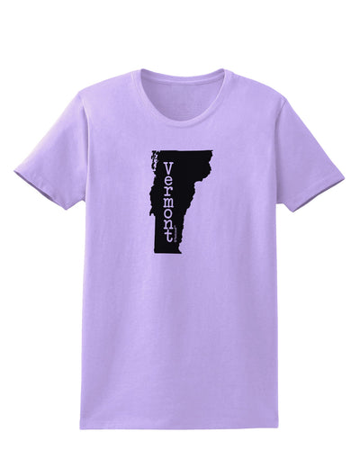 Vermont - United States Shape Womens T-Shirt by TooLoud-Womens T-Shirt-TooLoud-Lavender-X-Small-Davson Sales