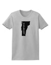 Vermont - United States Shape Womens T-Shirt by TooLoud-Womens T-Shirt-TooLoud-AshGray-X-Small-Davson Sales