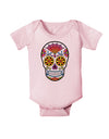 Version 1 Colorful Day of the Dead Calavera Baby Romper Bodysuit-Baby Romper-TooLoud-Light-Pink-06-Months-Davson Sales