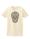 Version 10 Grayscale Day of the Dead Calavera Womens T-Shirt-Womens T-Shirt-TooLoud-Natural-X-Small-Davson Sales