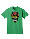 Version 2 Black Day of the Dead Calavera Adult Dark T-Shirt-Mens T-Shirt-TooLoud-Kelly-Green-Small-Davson Sales