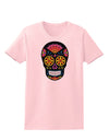 Version 2 Black Day of the Dead Calavera Womens T-Shirt-Womens T-Shirt-TooLoud-PalePink-X-Small-Davson Sales