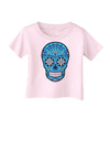 Version 3 Blue Day of the Dead Calavera Infant T-Shirt-Infant T-Shirt-TooLoud-Light-Pink-06-Months-Davson Sales