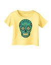 Version 3 Blue Day of the Dead Calavera Infant T-Shirt-Infant T-Shirt-TooLoud-Daffodil-Yellow-06-Months-Davson Sales