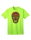 Version 4 Pink Day of the Dead Calavera - Premium Adult T-Shirt for the Discerning Shopper-Mens T-shirts-TooLoud-Neon-Green-Small-Davson Sales