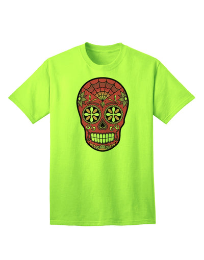 Version 4 Pink Day of the Dead Calavera - Premium Adult T-Shirt for the Discerning Shopper-Mens T-shirts-TooLoud-Neon-Green-Small-Davson Sales