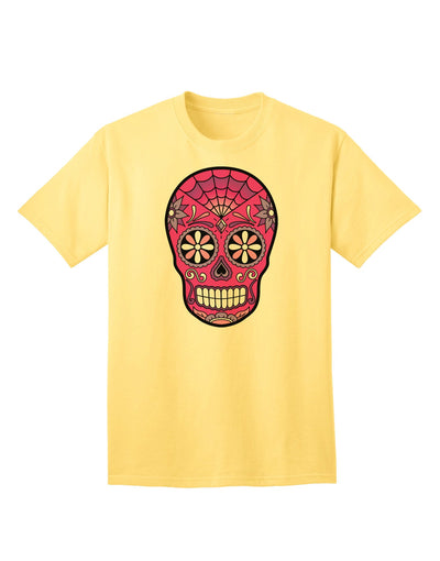 Version 4 Pink Day of the Dead Calavera - Premium Adult T-Shirt for the Discerning Shopper-Mens T-shirts-TooLoud-Yellow-Small-Davson Sales