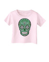 Version 5 Green Day of the Dead Calavera Infant T-Shirt-Infant T-Shirt-TooLoud-Light-Pink-06-Months-Davson Sales