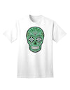 Version 5 Green Day of the Dead Calavera - Premium Adult T-Shirt for Ecommerce Collection-Mens T-shirts-TooLoud-White-Small-Davson Sales