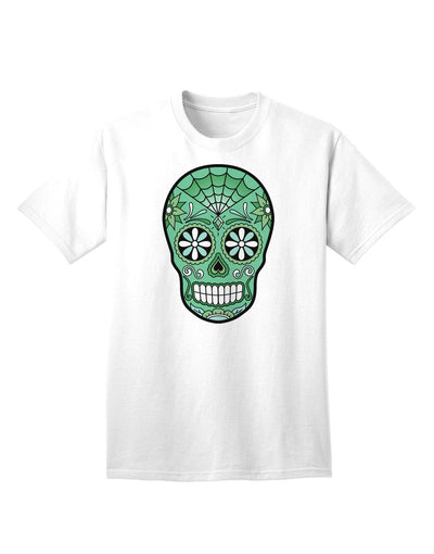 Version 5 Green Day of the Dead Calavera - Premium Adult T-Shirt for Ecommerce Collection-Mens T-shirts-TooLoud-White-Small-Davson Sales