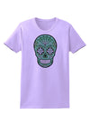 Version 5 Green Day of the Dead Calavera Womens T-Shirt-Womens T-Shirt-TooLoud-Lavender-X-Small-Davson Sales