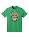 Version 6 Copper Patina Day of the Dead Calavera Adult Dark T-Shirt-Mens T-Shirt-TooLoud-Kelly-Green-Small-Davson Sales