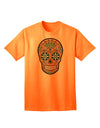 Version 6 Copper Patina - Day of the Dead Calavera: Premium Adult T-Shirt Collection-Mens T-shirts-TooLoud-Neon-Orange-Small-Davson Sales