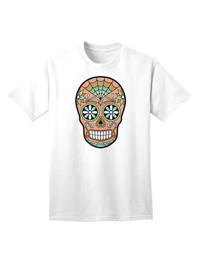 Version 6 Copper Patina - Day of the Dead Calavera: Premium Adult T-Shirt Collection-Mens T-shirts-TooLoud-White-Small-Davson Sales