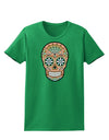 Version 6 Copper Patina Day of the Dead Calavera Womens Dark T-Shirt-TooLoud-Kelly-Green-X-Small-Davson Sales