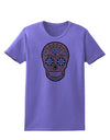 Version 6 Copper Patina Day of the Dead Calavera Womens T-Shirt-Womens T-Shirt-TooLoud-Violet-X-Small-Davson Sales
