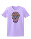 Version 6 Copper Patina Day of the Dead Calavera Womens T-Shirt-Womens T-Shirt-TooLoud-Lavender-X-Small-Davson Sales