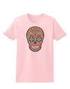 Version 6 Copper Patina Day of the Dead Calavera Womens T-Shirt-Womens T-Shirt-TooLoud-PalePink-X-Small-Davson Sales