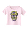 Version 7 Poison Day of the Dead Calavera Infant T-Shirt-Infant T-Shirt-TooLoud-Light-Pink-06-Months-Davson Sales