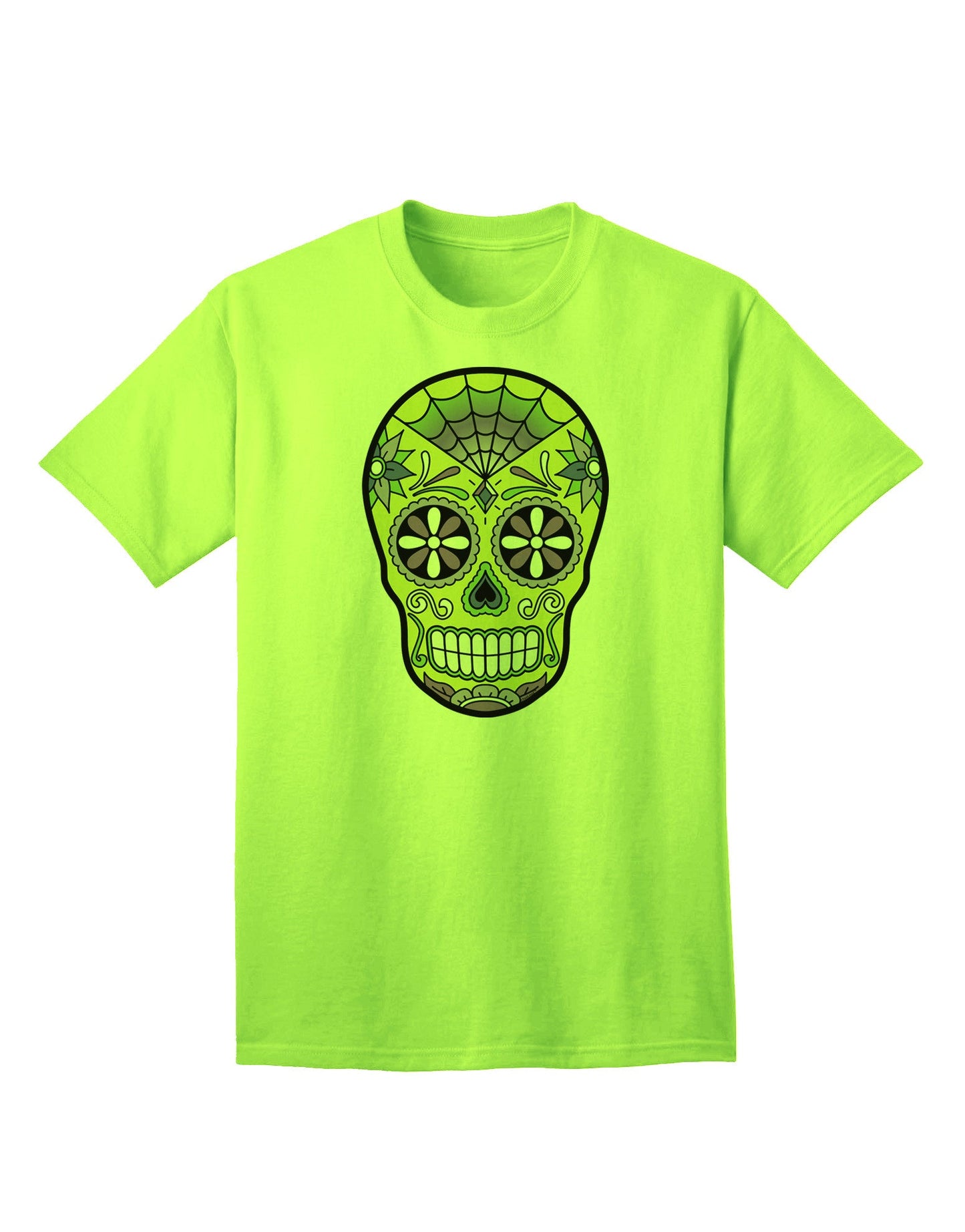 Version 7 Poison Day of the Dead Calavera - Premium Adult T-Shirt for Ecommerce Enthusiasts-Mens T-shirts-TooLoud-Neon-Green-Small-Davson Sales
