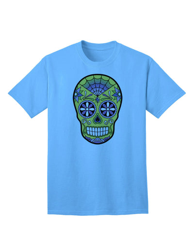 Version 7 Poison Day of the Dead Calavera - Premium Adult T-Shirt for Ecommerce Enthusiasts-Mens T-shirts-TooLoud-Aquatic-Blue-Small-Davson Sales