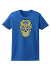 Version 7 Poison Day of the Dead Calavera Womens Dark T-Shirt-TooLoud-Royal-Blue-X-Small-Davson Sales